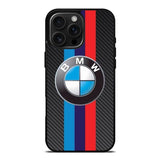 BMW Carbon Stripes Logo iPhone 16 Pro Case DC0204