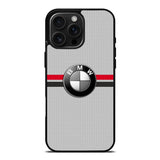 BMW Racing Red Black Logo iPhone 16 Pro Case DC0218