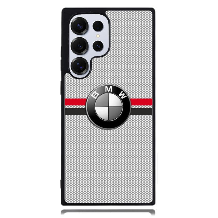 BMW Racing Red Black Logo Samsung Galaxy S25 Ultra Case DC0218