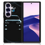 BMW Blue Neon Samsung Galaxy Z Fold 7 Case DC0203