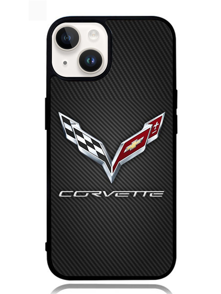 Elegant Corvette Logo iPhone 14 Plus Case BLN11080