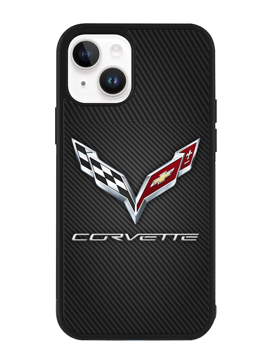 Elegant Corvette Logo iPhone 15 Case BLN11080