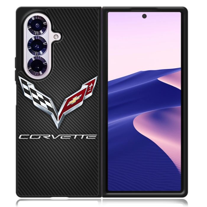 Elegant Corvette Logo Samsung Galaxy Z Fold 7 Case DC0597