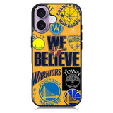 We Believe Golden State Warriors iPhone 16 Case DC1963