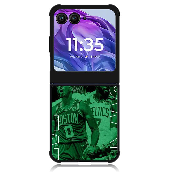 Brown Tatum Boston Celtics Player Motorola Moto Razr Plus 2024 , Moto Razr+ 2024 Case