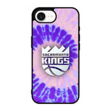Sacramento Kings Tie Dye Style Logo iPhone 17e Case