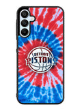 Detroit Pistons Tie Dye Style Logo Samsung Galaxy A25 5G Case
