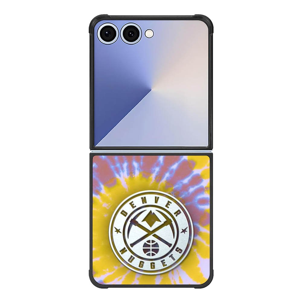 Denver Nuggets Tie Dye Style Logo Samsung Galaxy Z Flip 7 5G Case