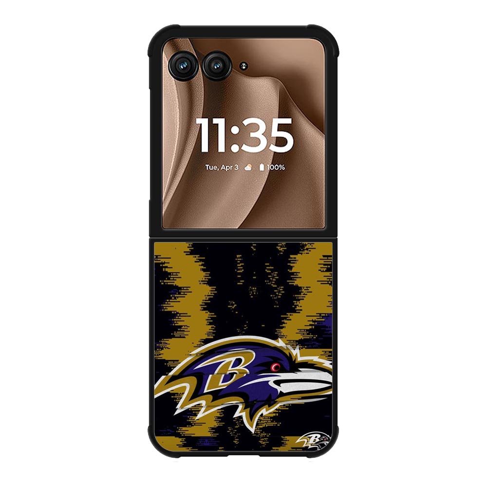 Baltimore Ravens NFL Team Logo Motorola Moto RAZR Plus 2025 Case