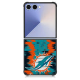 Miami Dolphins Nfl Team Logo Samsung Galaxy Z Flip 7 Case DC1137