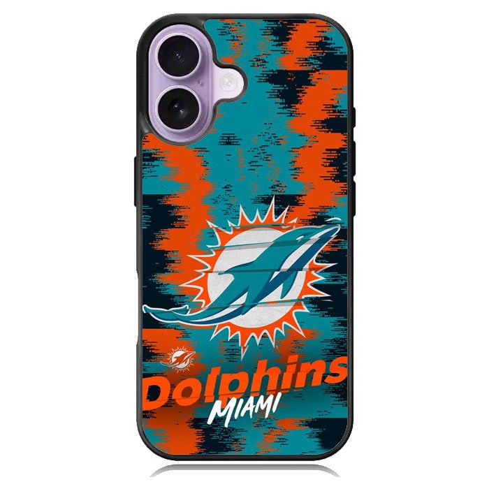 Miami Dolphins Nfl Team Logo iPhone 16 Case DC1137