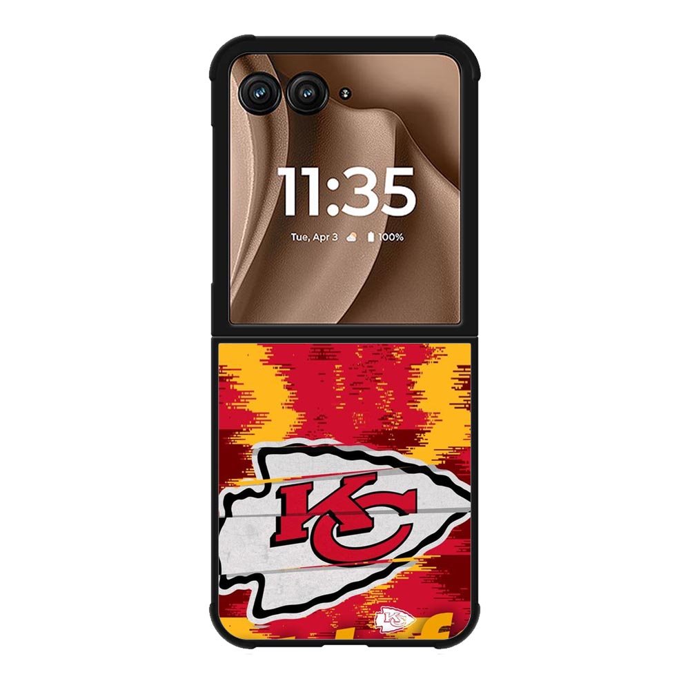 Kansas City Chiefs NFL Team Logo Motorola Moto RAZR Plus 2025 Case