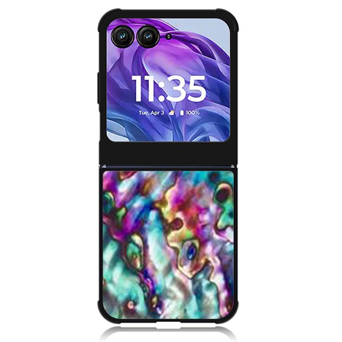 Mother of Pearl Abalone Motorola Moto Razr Plus 2024 , Moto Razr+ 2024 Case
