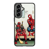 Funny Spiderman And Deadpool Samsung Galaxy A37 Case DC0668