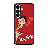 Betty Boop Red Background Samsung Galaxy S26 phone case