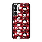 Betty Boop Love Cute Red Samsung Galaxy S26 Plus phone case with DC0178 design