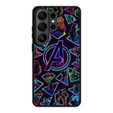 Avengers Logo And All Hero Samsung Galaxy S26 Ultra phone case
