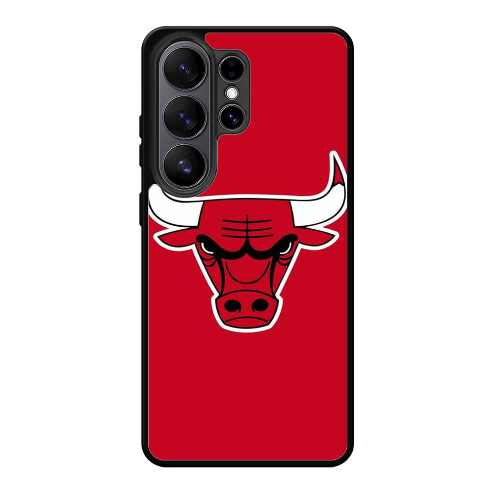 Chicago Bulls Red Logo Samsung Galaxy S26 Ultra Case DC0324