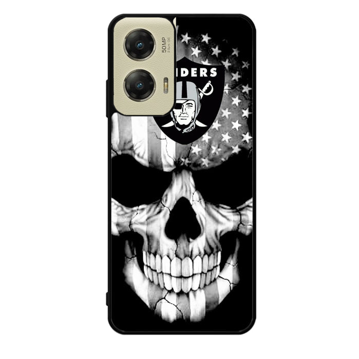 Skull Oakland Raiders Motorola Moto G Stylus 5G 2024 Case