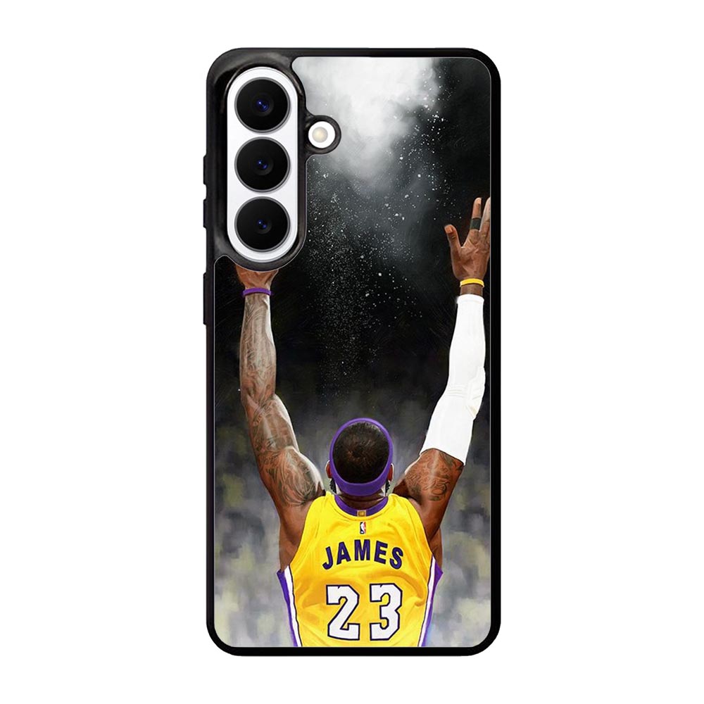 Lebron James Powder Lakers Samsung Galaxy S26 phone case with DC1012 design