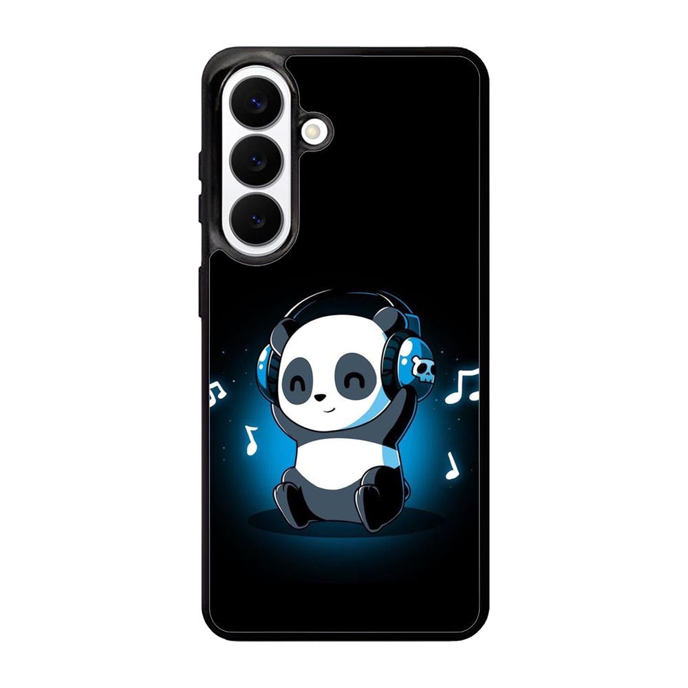 Panda Cute Music Samsung Galaxy S26 phone case