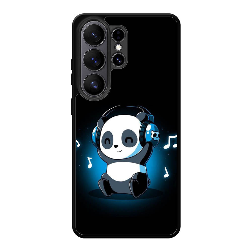 Panda Cute Music Samsung Galaxy S26 Ultra Case