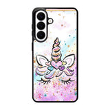 Cute Unicorn Sparkling Samsung Galaxy S26 Case DC0419