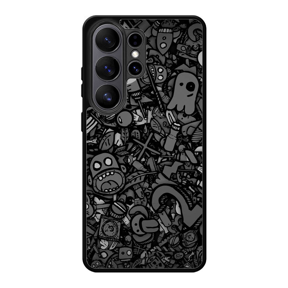Doraemon And Hello Kitty Love Samsung Galaxy S26 Ultra phone case with DC0546 design