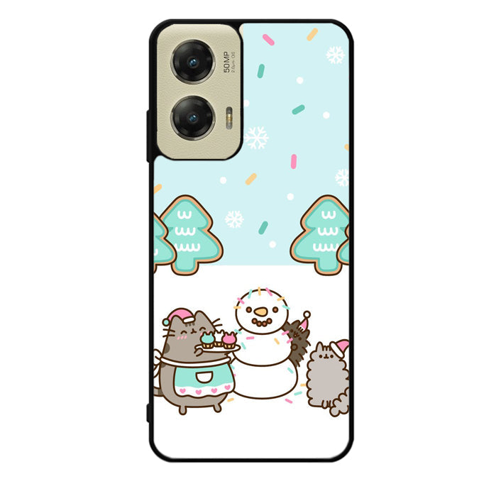 Pusheen The Cat Snow Winter Motorola Moto G Stylus 5G 2024 Case