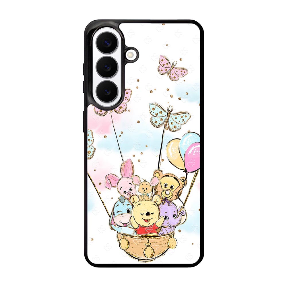 Winnie The Pooh And Butterfly Friends Samsung Galaxy S26 Plus phone case