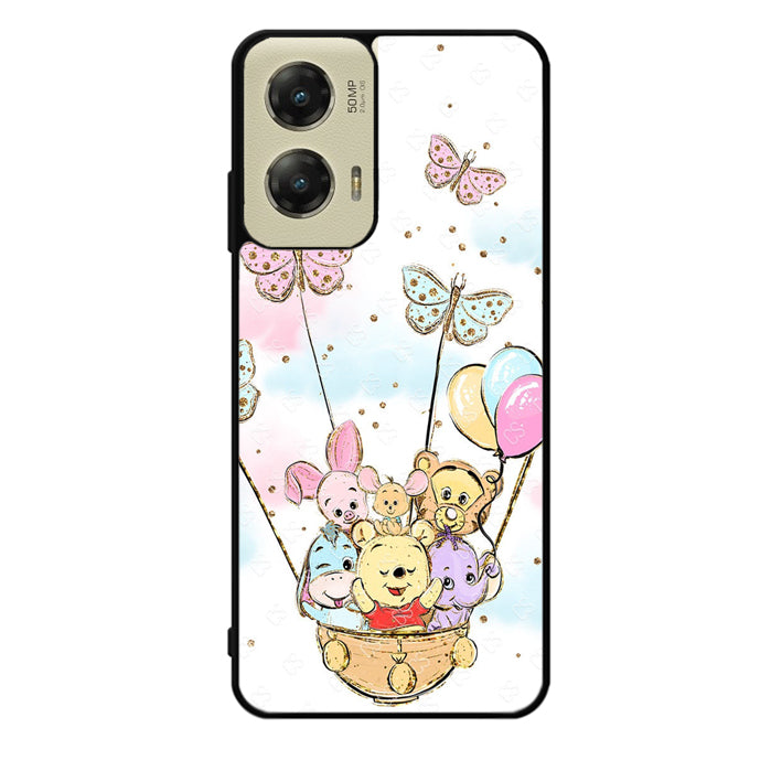 Winnie The Pooh And Butterfly Friends Motorola Moto G Stylus 5G 2024 Case