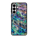Red And Silver Abalone Samsung Galaxy S26 phone case