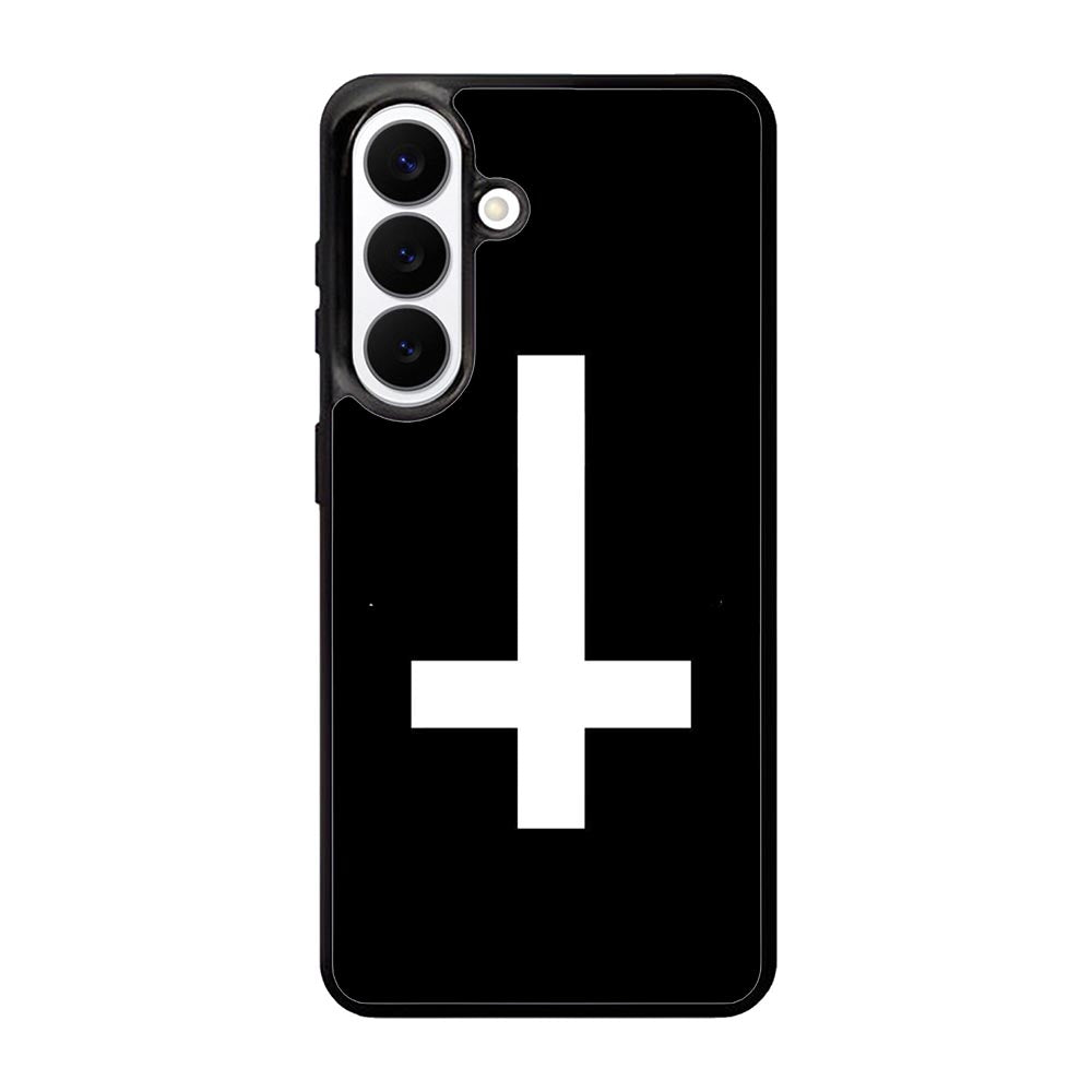 Satanic Cross Samsung Galaxy S26 phone case with DC1632 design