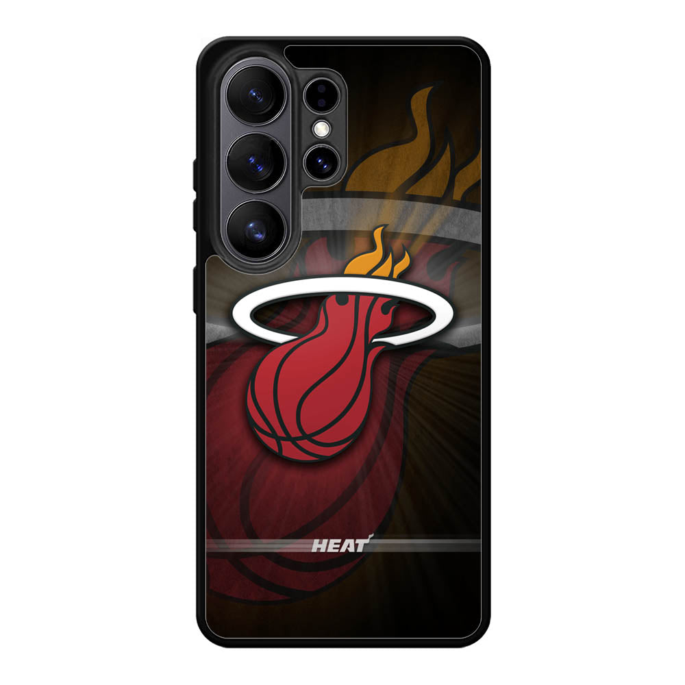 Miami Heat NBA Logo Samsung Galaxy S26 Ultra phone case