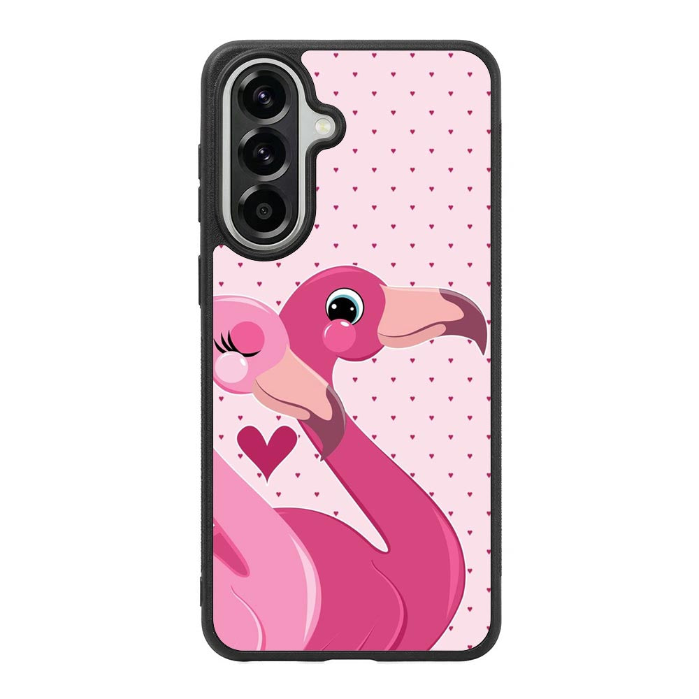Flamingo Couple Samsung Galaxy A37 Case