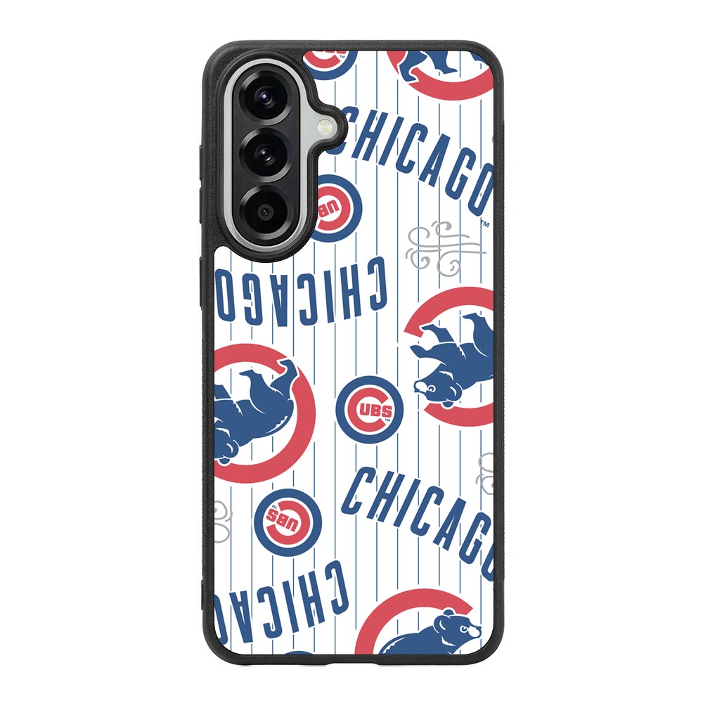 Chicago Cubs Baseball Doodle Samsung Galaxy A37 Case