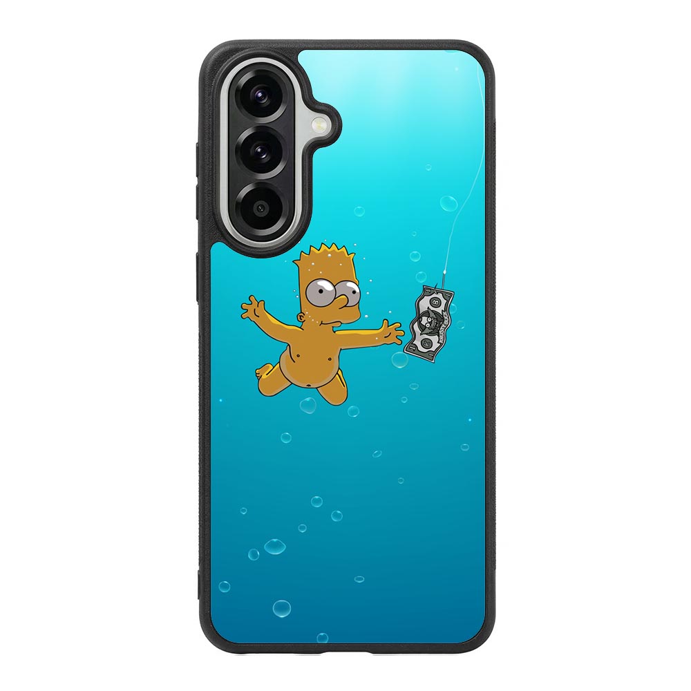 Bart Simpsons Nevermind Nirvana Samsung Galaxy A57 Case DC0144