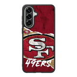 San Francisco 49Ers Torn Paper Style Logo Samsung Galaxy A57 Case DC1617