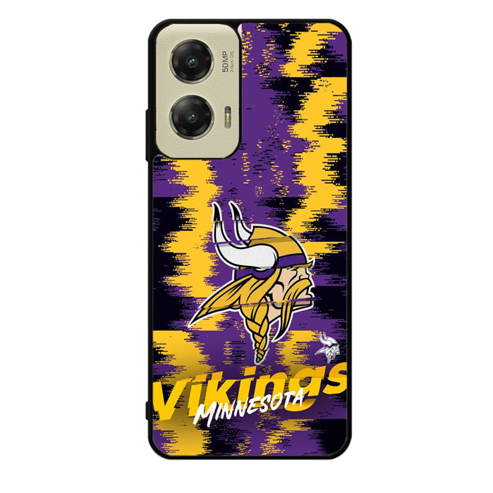 Minnesota Vikings Torn Paper Style Logo Motorola Moto G Stylus 5G 2024 Case