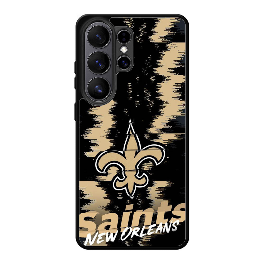 New Orleans Saints NFL Team Logo Samsung Galaxy S26 Ultra phone case