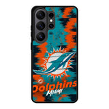 Miami Dolphins NFL Team Logo Samsung Galaxy S26 Ultra phone case