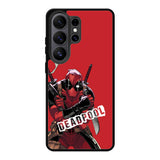Deadpool X Spiderman Chibi Samsung Galaxy S26 Ultra phone case with DC0457 design