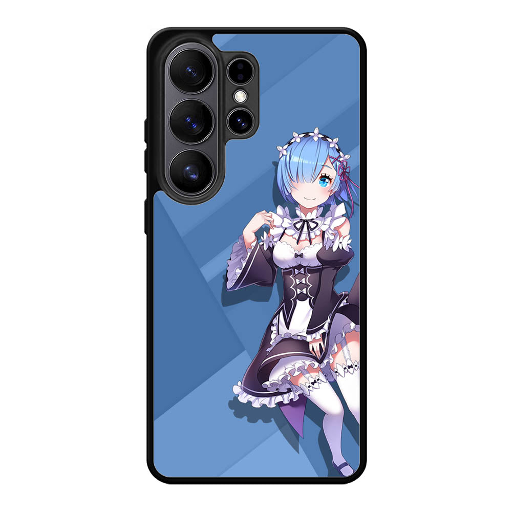 Rem Re Zero Anime Samsung Galaxy S26 Ultra phone case with DC1571 design