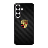 Porsche Logo Carbon Samsung Galaxy S26 Plus Case DC1505