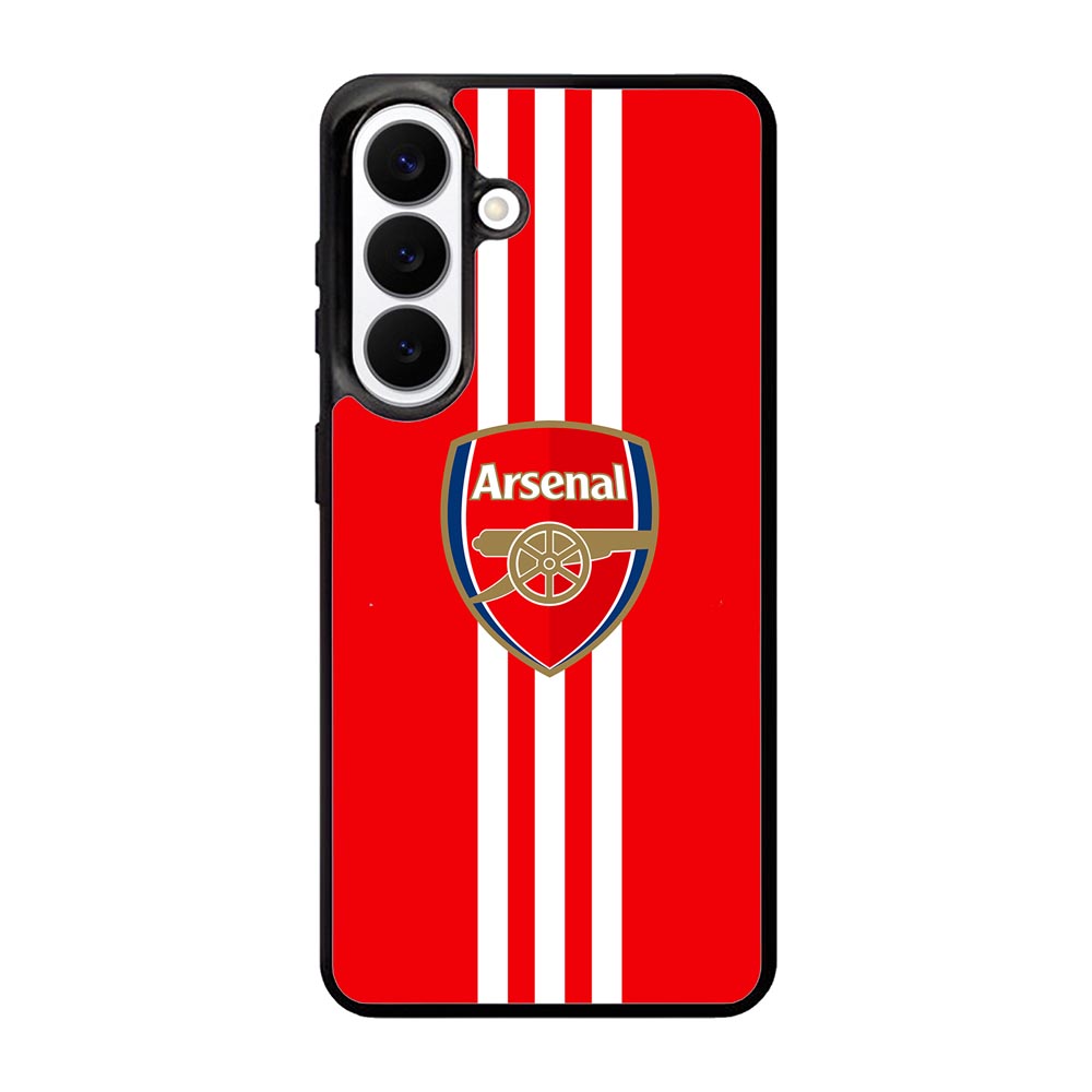 Arsenal Three Stripes Samsung Galaxy S26 phone case