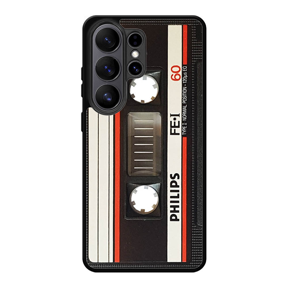 Retro Cassette Kaset Samsung Galaxy S26 Ultra phone case with DC1574 design
