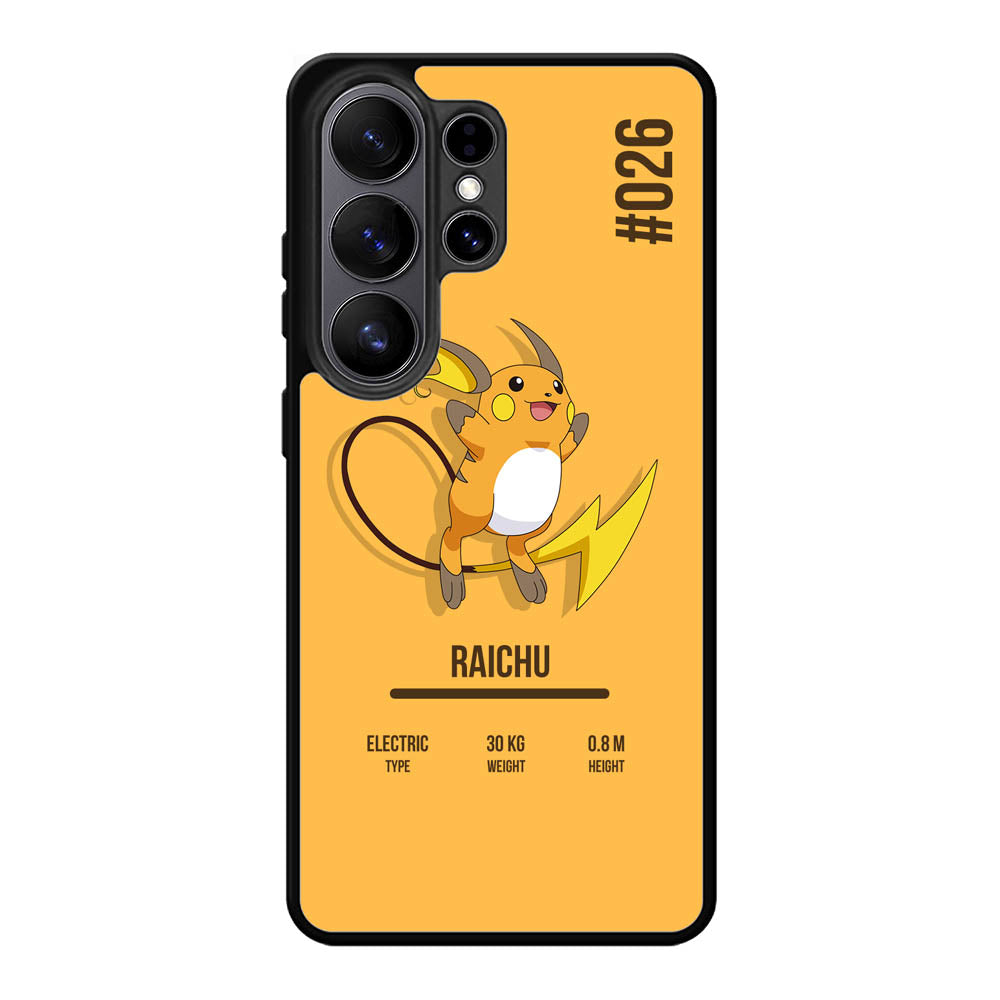 Pokemon Raichu Samsung Galaxy S26 Ultra phone case