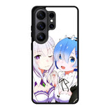 Emilia Rem Re Zero Anime Samsung Galaxy S26 Ultra phone case with DC0603 design