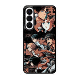 Eren Mikasa Attack On Titan Samsung Galaxy S26 phone case