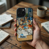 Art Studio Desk Phone Case – Protective Artist Case Compatible with iPhone, Samsung & Google Pixel